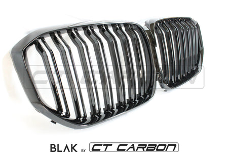 BLAK BY CT Vehicles & Parts BMW X5 G05 DOUBLE SLAT BLACK GRILLES - BLAK BY CT CARBON