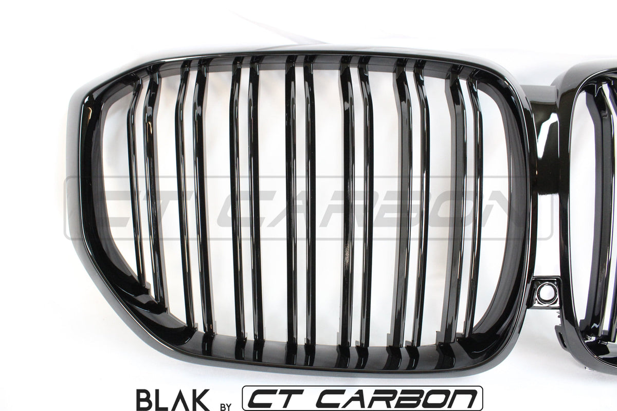 BLAK BY CT Vehicles & Parts BMW X5 G05 DOUBLE SLAT BLACK GRILLES - BLAK BY CT CARBON