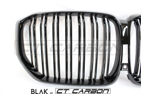 BLAK BY CT Vehicles & Parts BMW X5 G05 DOUBLE SLAT BLACK GRILLES - BLAK BY CT CARBON