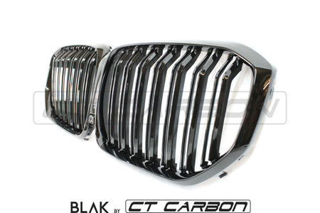 BLAK BY CT Vehicles & Parts BMW X5 G05 DOUBLE SLAT BLACK GRILLES - BLAK BY CT CARBON