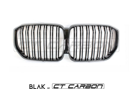 BLAK BY CT Vehicles & Parts BMW X5 G05 DOUBLE SLAT BLACK GRILLES - BLAK BY CT CARBON