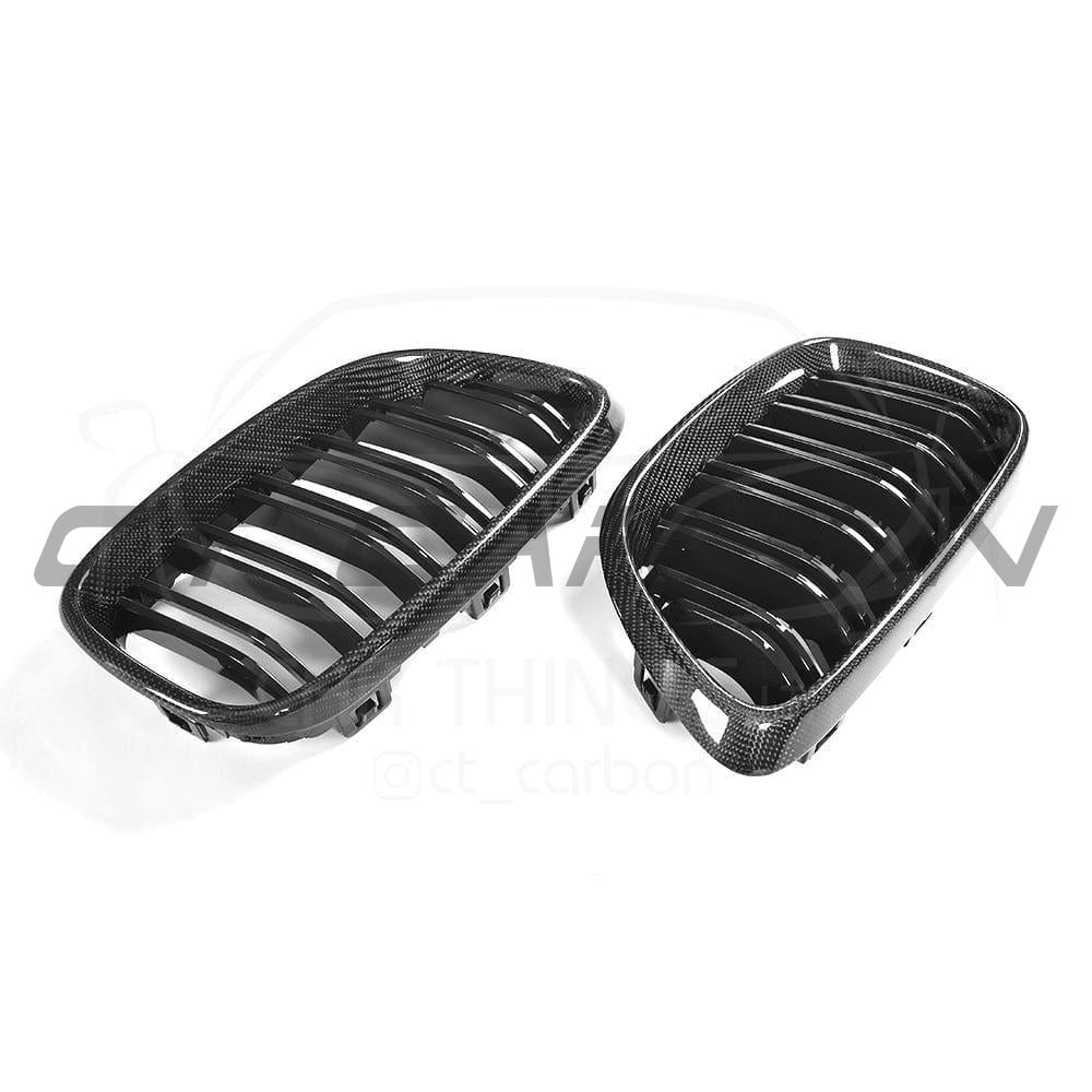 BMW M2/2 SERIES F87/F22 CARBON FIBRE GRILLES-Grille-CT CARBON-CT Carbon - High-quality carbon fiber and gloss black aerodynamic parts for premium sports and luxury vehicles.