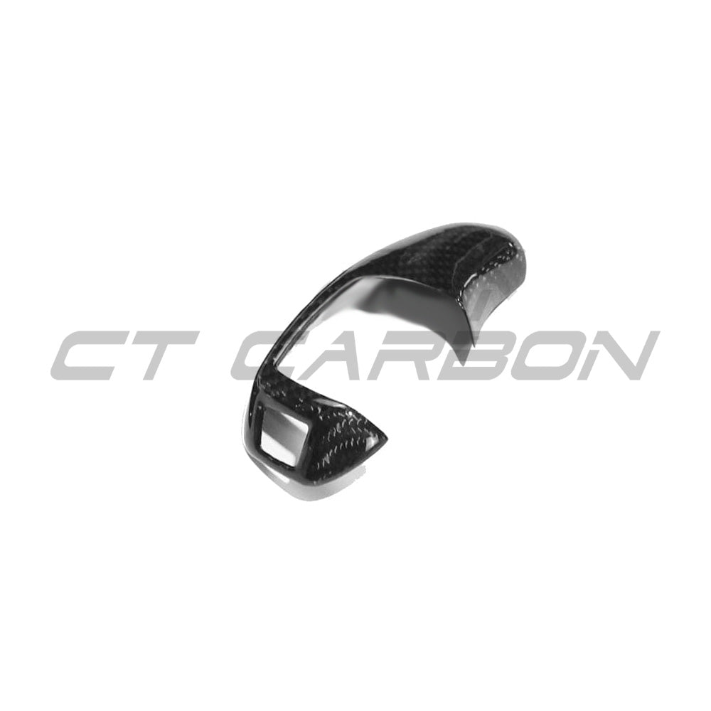 BMW Fxx ZF SHIFTER COVER LHD V1-Accessories-CT CARBON-CT Carbon - High-quality carbon fiber and gloss black aerodynamic parts for premium sports and luxury vehicles.