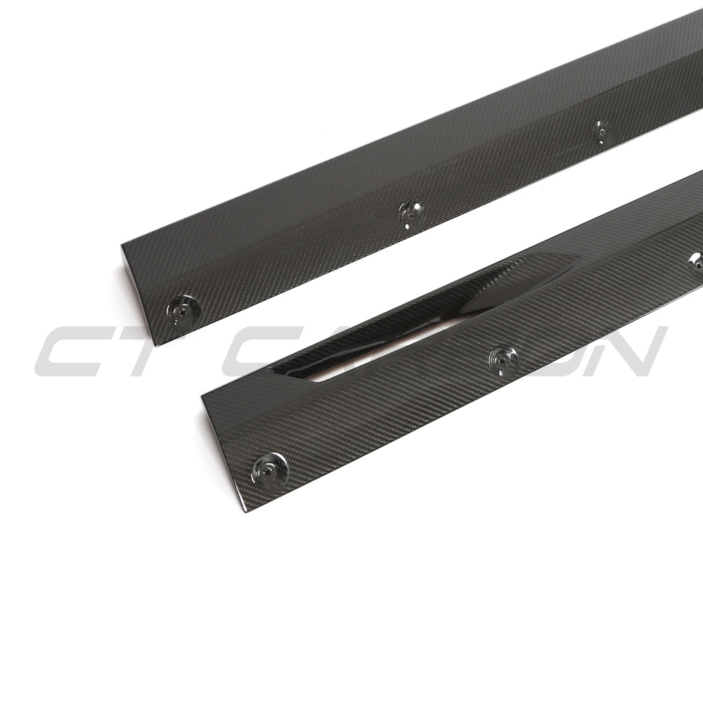 BMW G90/G99 M5 2024+ CARBON FIBRE SIDE SKIRTS - CT DESIGN