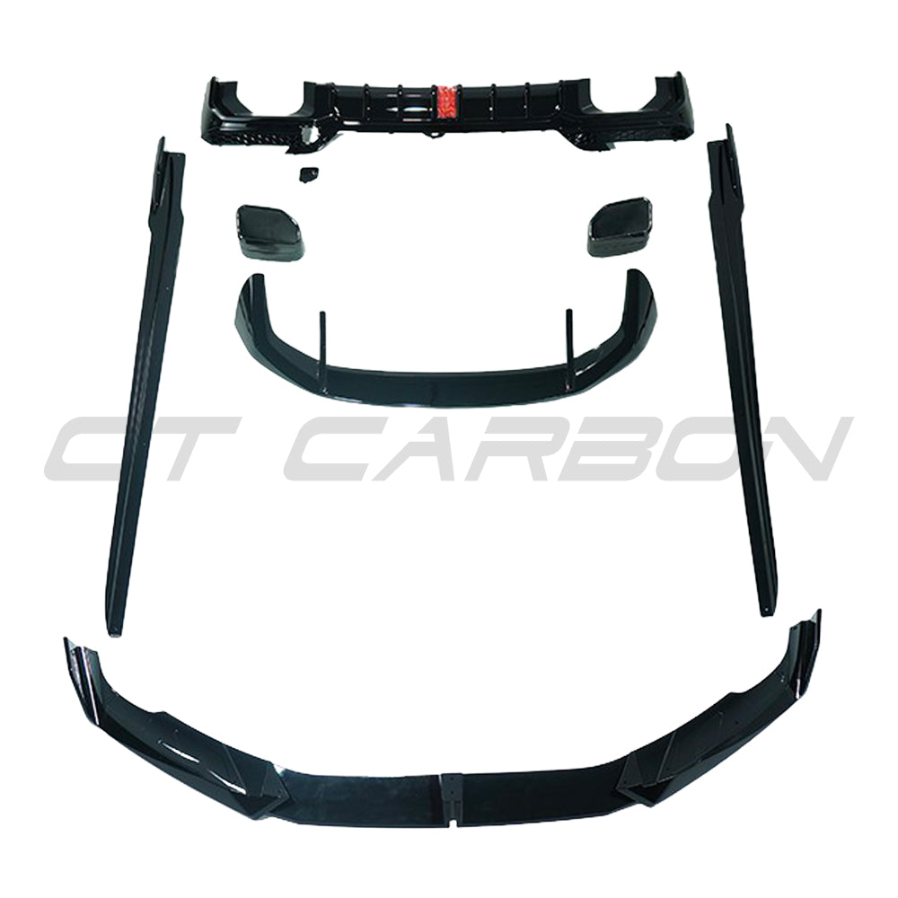 BMW X3 G01 & G08 2021-2024 FULL GLOSS BLACK KIT WITH TIPS