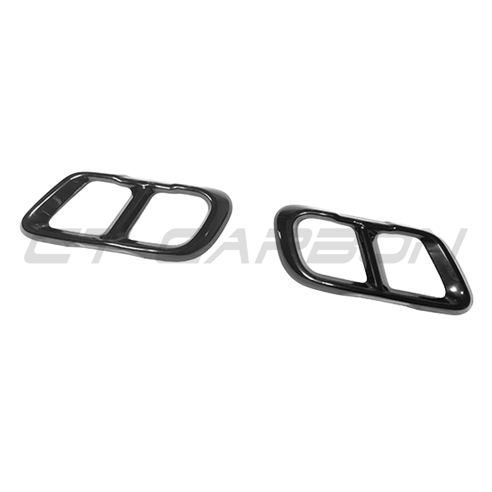 BMW X5 G05 2018+ GLOSS BLACK EXHAUST TIP ADD ON