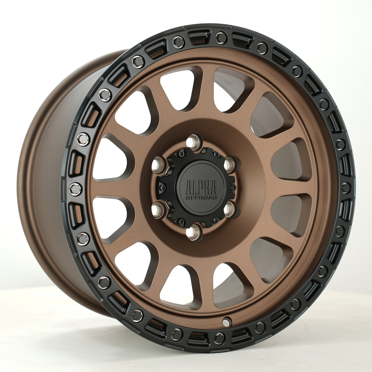Alpha Offroad Brawler 17x9 ET15 6x139 MbronzeBlklip