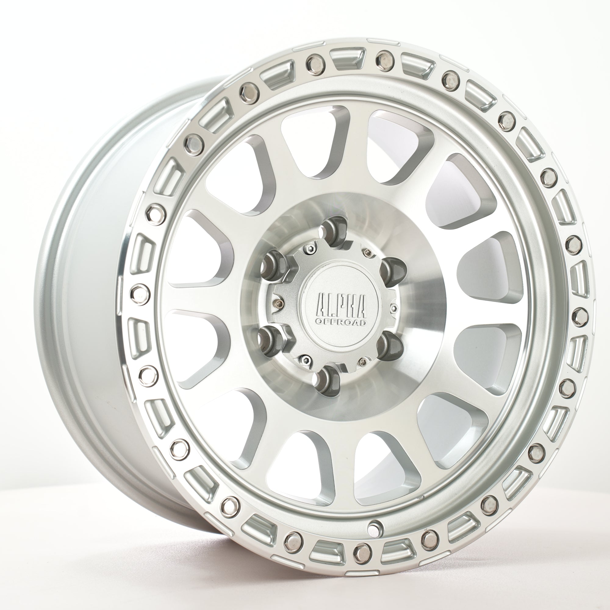 Alpha Offroad Brawler 17x9 ET15 6x139 RFSilver