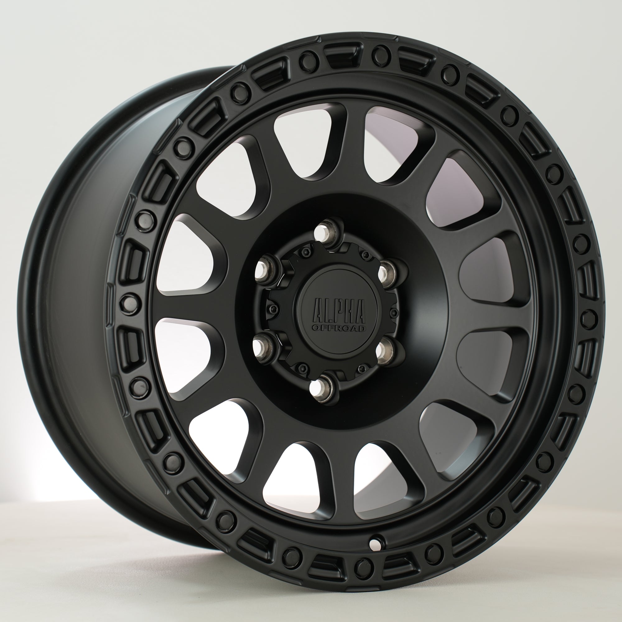 Alpha Offroad Brawler 17x9 ET40 6x139 SBlack