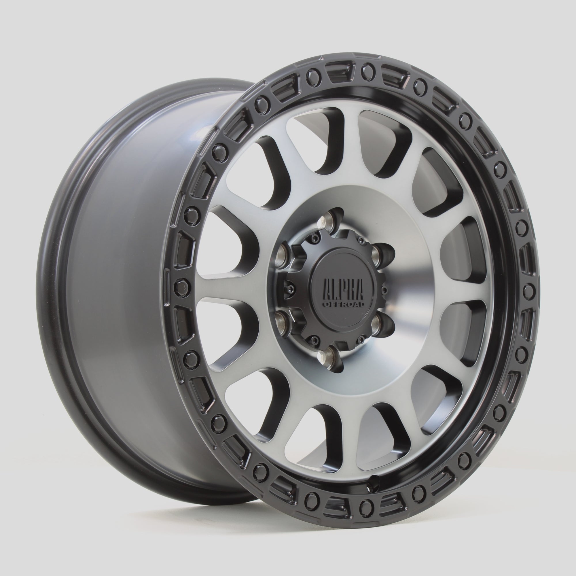 Alpha Offroad Brawler 17x9 ET40 6x139 SBlackMF