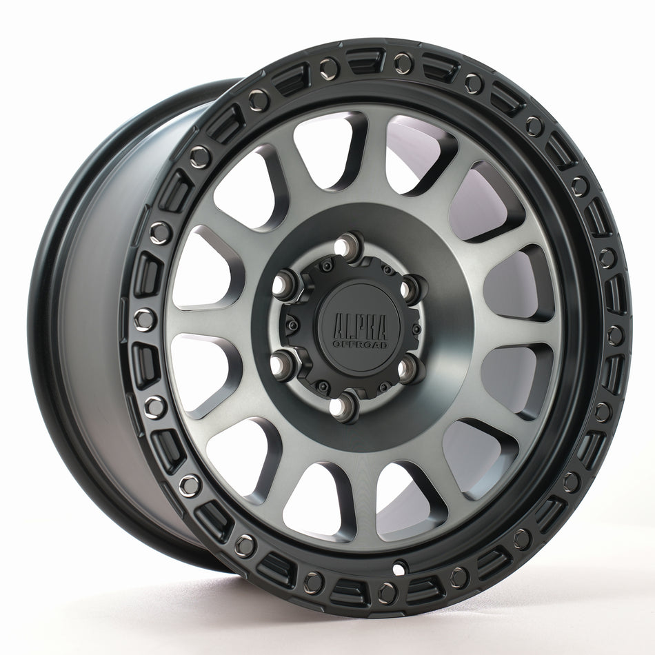 Alpha Offroad Brawler 17x9 ET0 6x139 SBlackMF