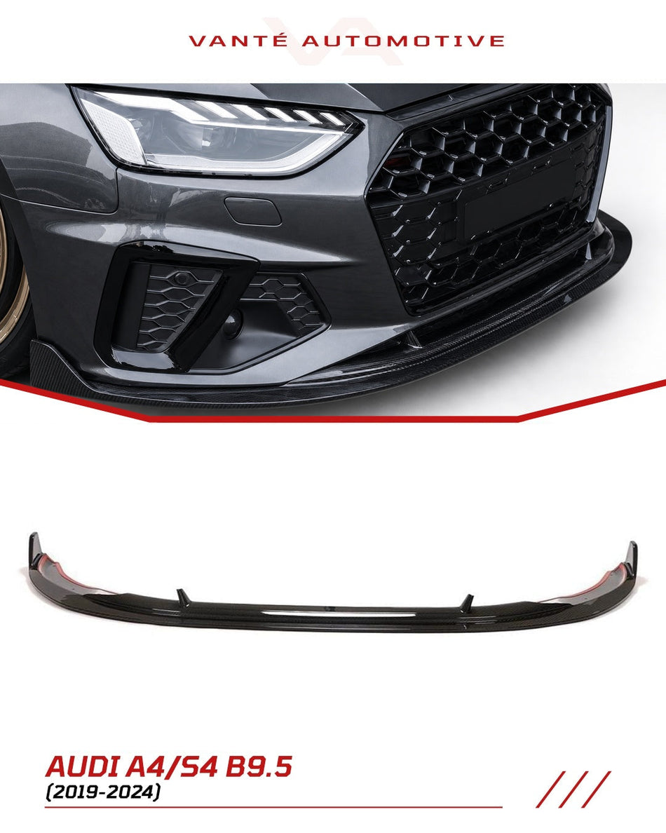 Audi A4 S-Line S4 B9.5 Dry Carbon Fibre Front Lip