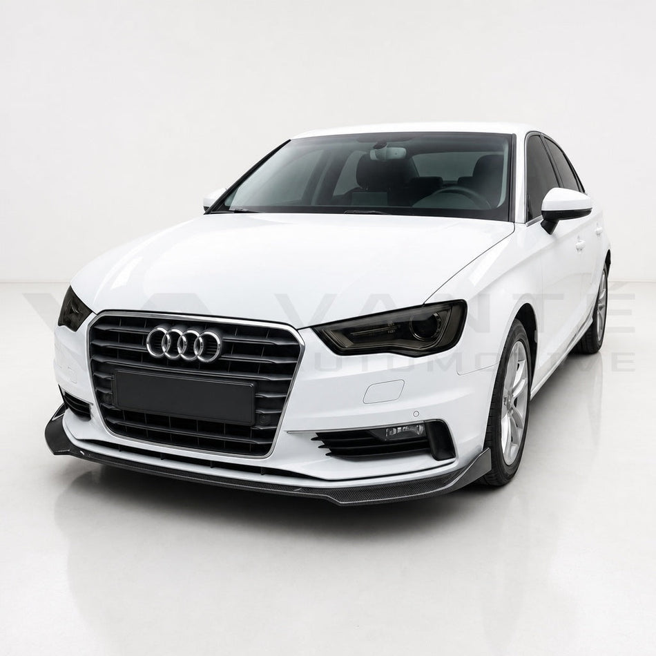 Audi A3 Sedan 8V Carbon Fiber Front Splitter Lip