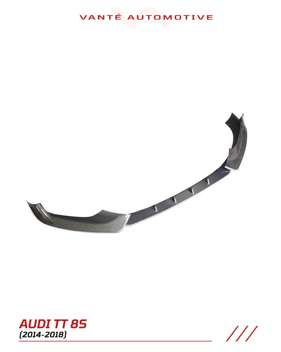 Audi TT 8S Carbon Fiber Front Splitter Lip V1