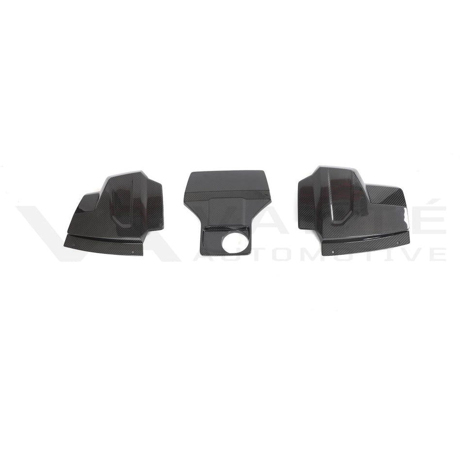 Audi R8 4S FL Carbon Fiber Engine Bay Cover Panel Trims