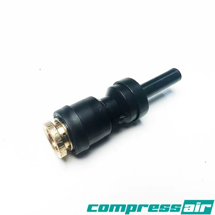 Straight Plug in Reducer - 1/4” Stem - 3/8” PTC CA22666