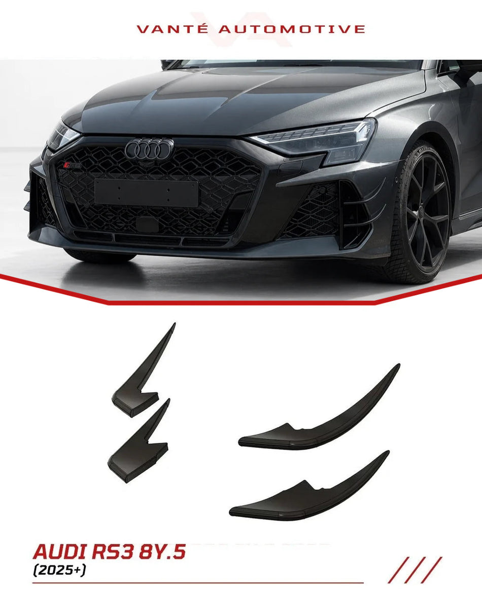 Audi RS3 8Y.5 Front Vent Canards/Wings Competition GT Style