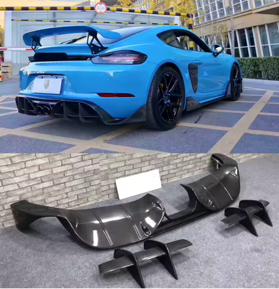 Porsche 718 Cayman Rear Diffuser/Bumper