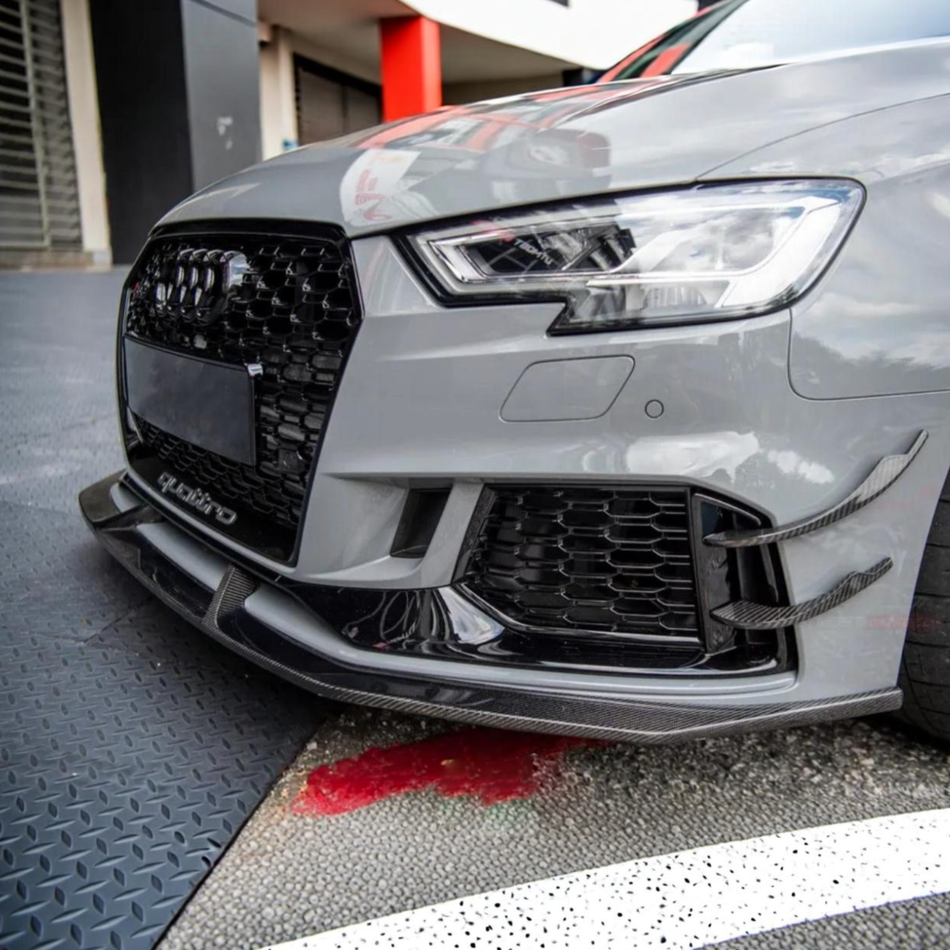 Audi RS3 8V.5 Carbon Fiber Front Bumper Splitter Lip V1