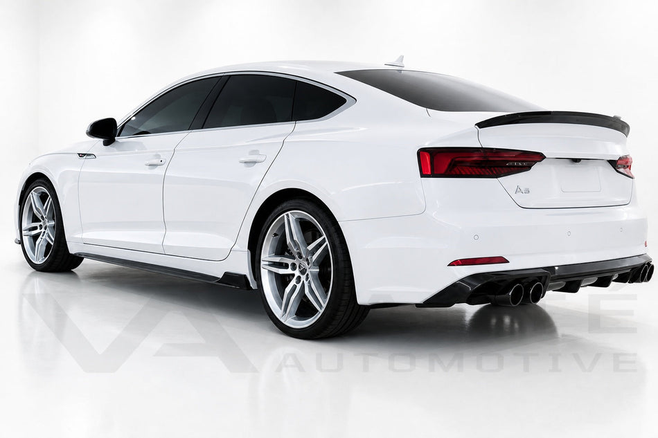 Audi A5 S-Line/S5 B9 Carbon Fibre Side Skirt Extensions