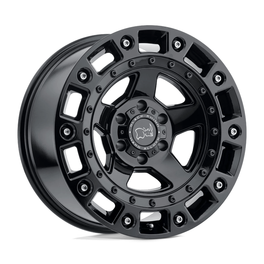 Black Rhino Hard Alloys CINCO 20x9.5 ET12 6x139.7 Gloss Black