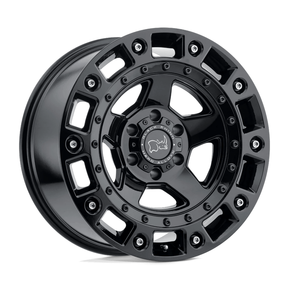 Black Rhino Hard Alloys CINCO 20x9.5 ET12 6x139.7 Gloss Black