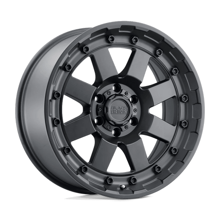 Black Rhino Hard Alloys CLEGHORN 17x8.5 ET-18 5x127 Matte Black