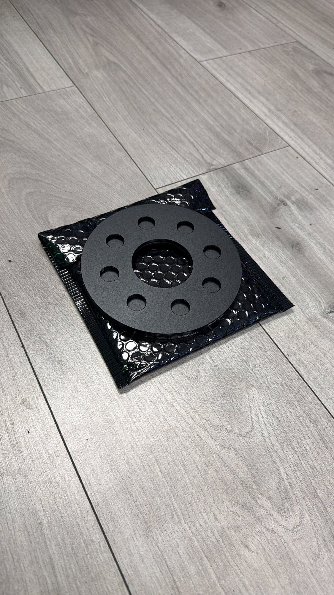 Actual in-stock Japan Racing JRWS1 5mm 4x100 spacers, black