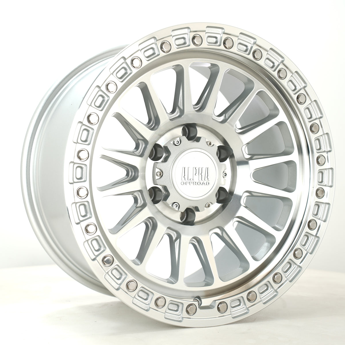 Alpha Offroad Combat 17x9 ET15 6x139 RFSilver