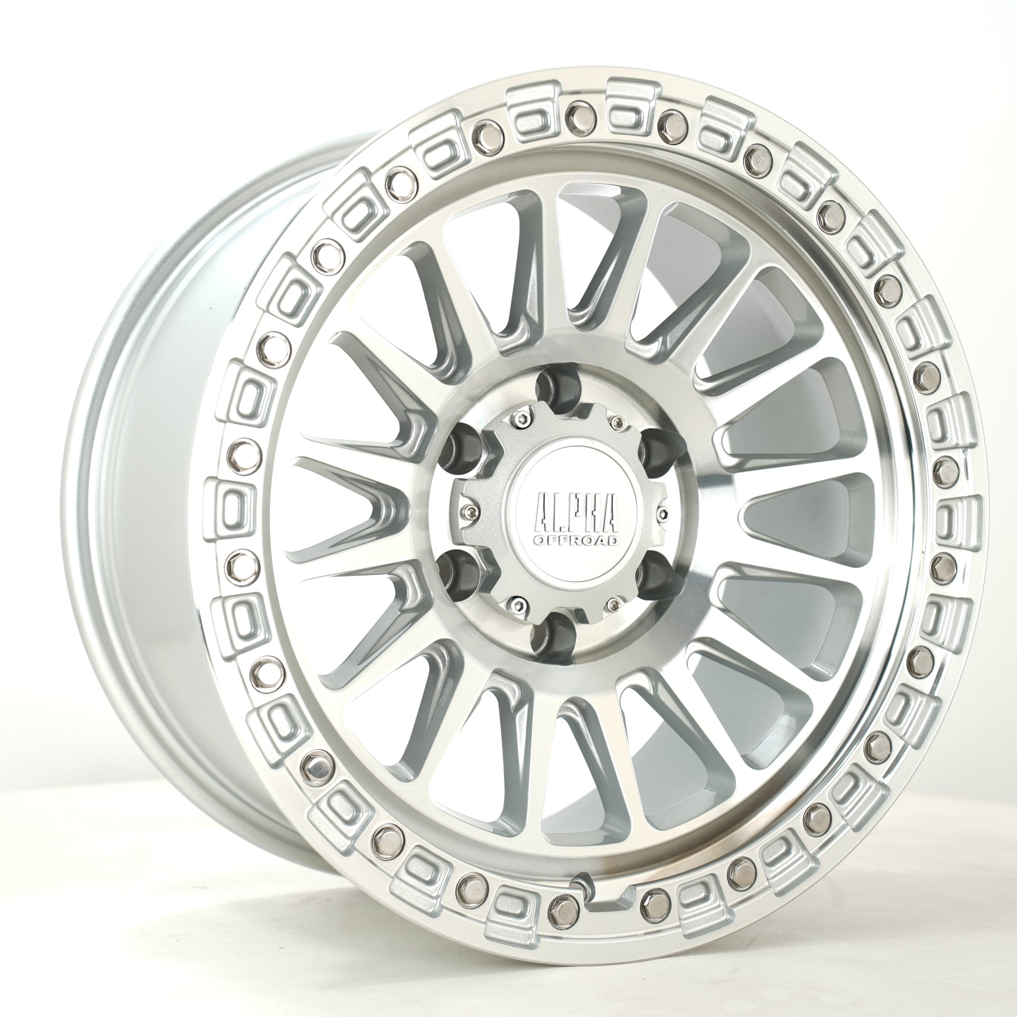 Alpha Offroad Combat 17x9 ET15 6x139 RFSilver