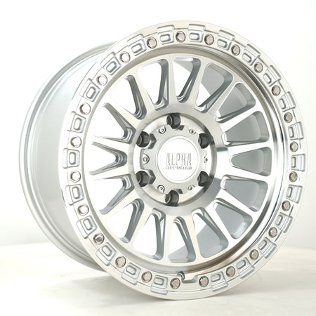 Alpha Offroad Combat 17x9 ET15 6x139 RFSilver