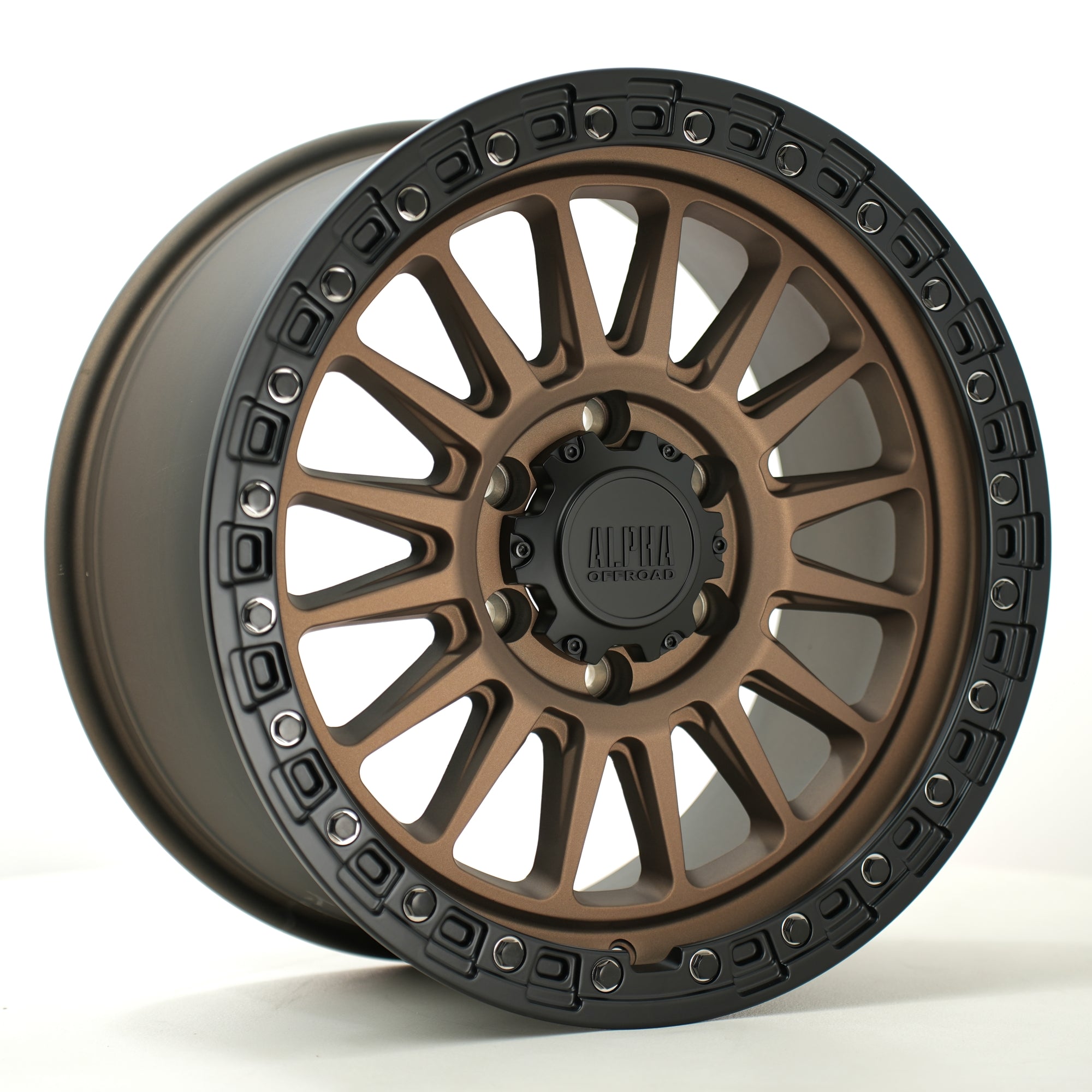 Alpha Offroad Combat 18x9 ET15 6x139 MbronzeBlklip