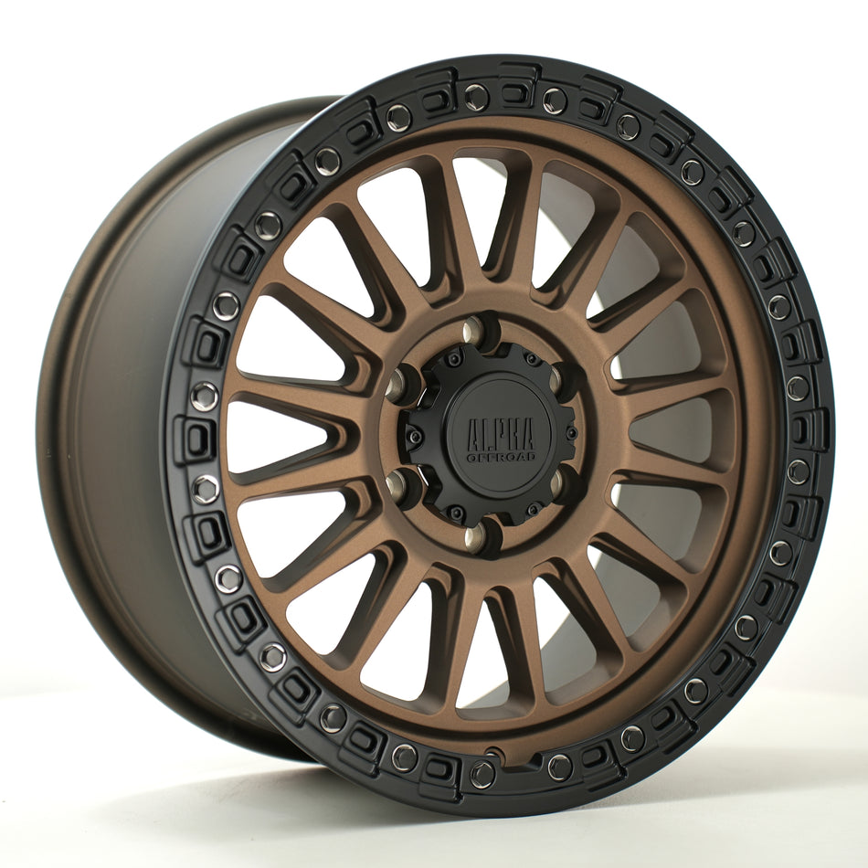 Alpha Offroad Combat 18x9 ET15 6x139 MbronzeBlklip