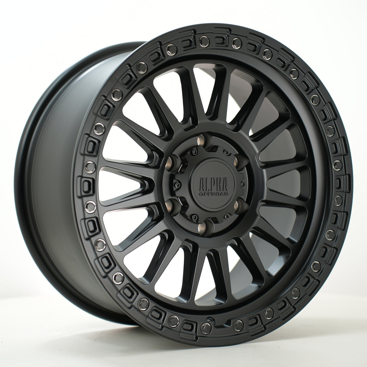 Alpha Offroad Combat 18x9 ET15 6x139 Sblack