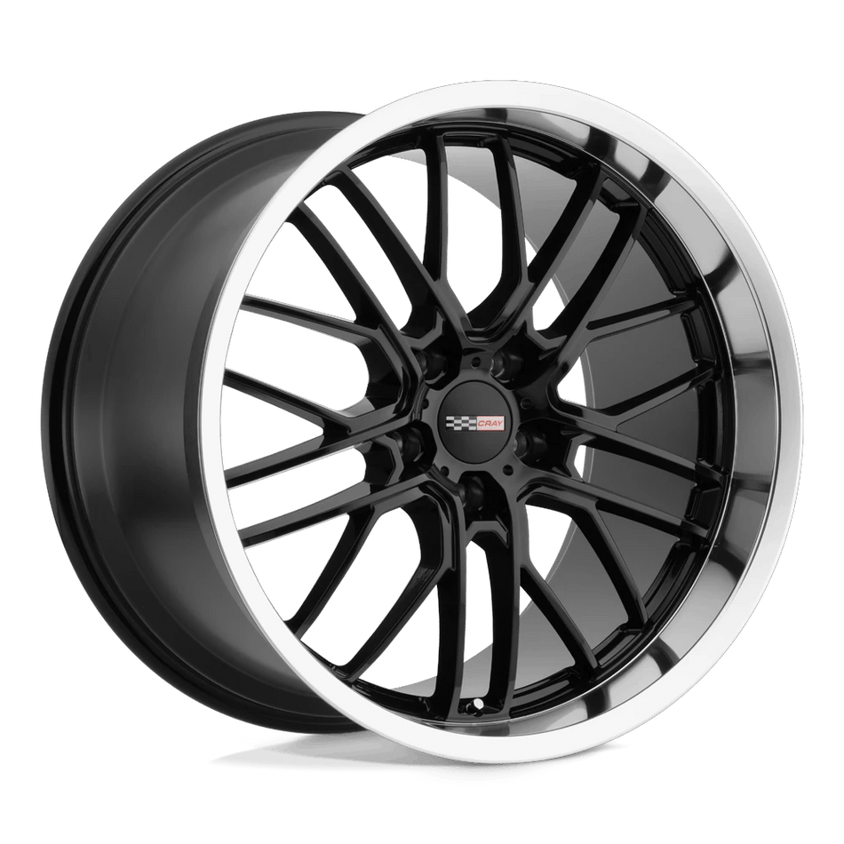 Cray EAGLE 19x10.5 ET69 5x120.6 Gloss Black w/ Mirror Cut Lip