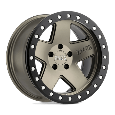 Black Rhino Hard Alloys CRAWLER 18x9.5 ET0 5x139.7 Matte Bronze w/ Black Ring