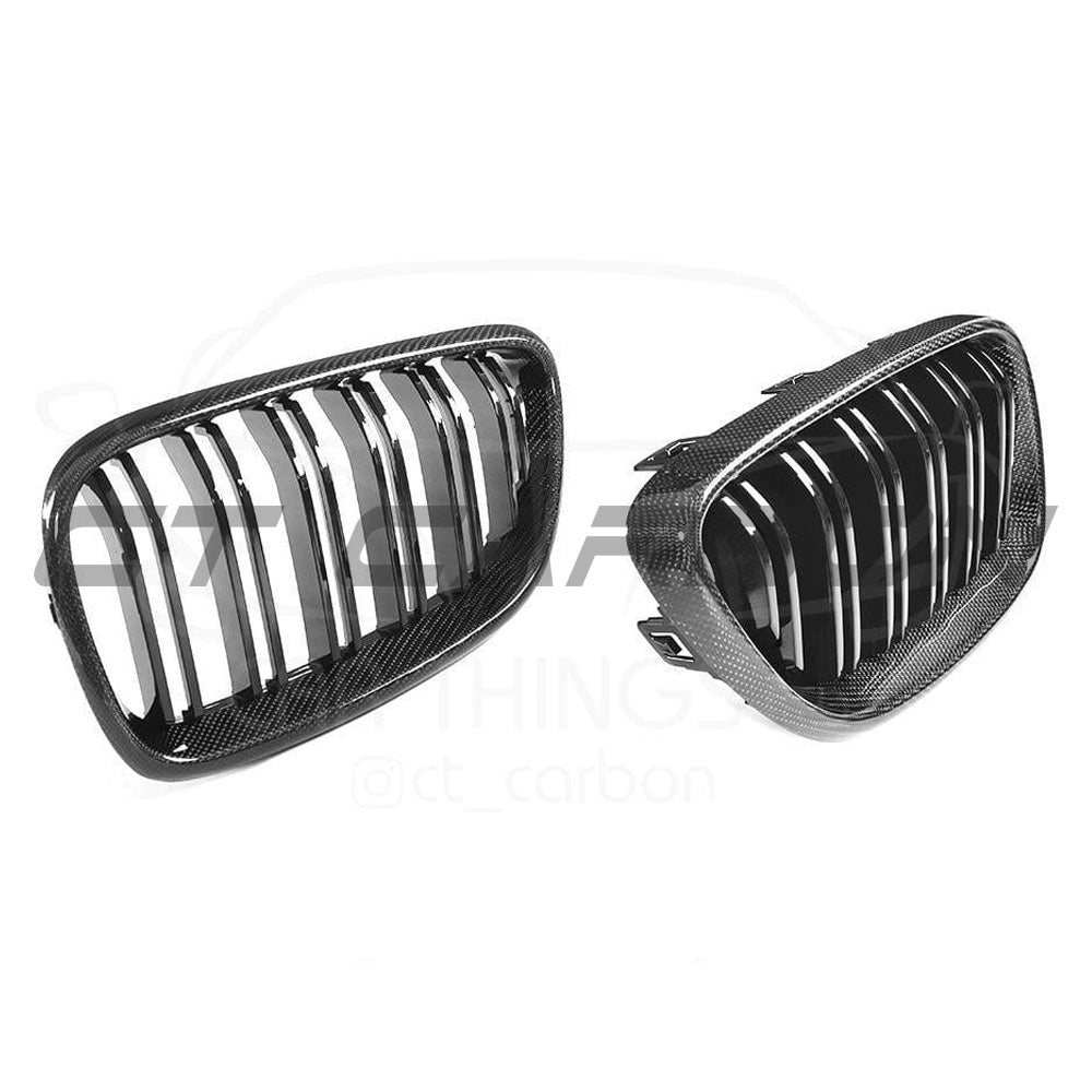BMW M2/2 SERIES F87/F22 CARBON FIBRE GRILLES-Grille-CT CARBON-CT Carbon - High-quality carbon fiber and gloss black aerodynamic parts for premium sports and luxury vehicles.