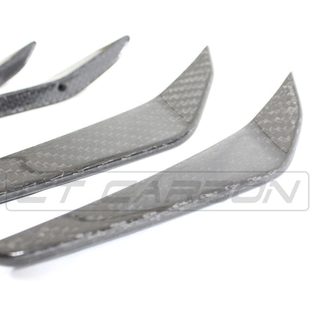 CT CARBON Bonnet Trim BMW M3/M4 (G80 G81 G82 G83) CARBON FIBRE FRONT BUMPER CANARDS