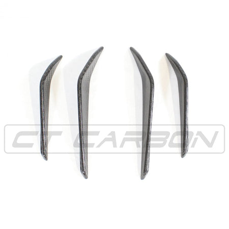 CT CARBON Bonnet Trim BMW M3/M4 (G80 G81 G82 G83) CARBON FIBRE FRONT BUMPER CANARDS