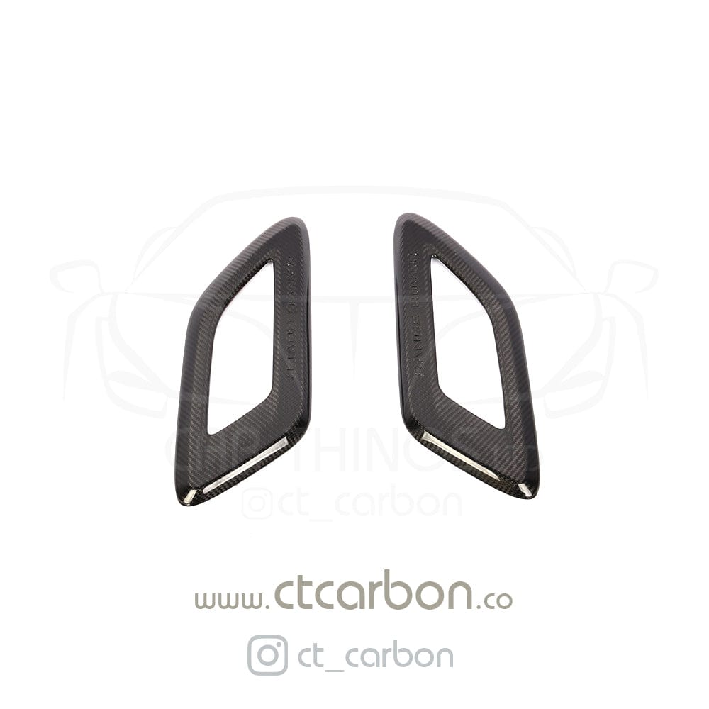 CT CARBON Bonnet Trim RANGE ROVER SPORT CARBON FIBRE INTAKES -  CT CARBON