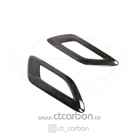 CT CARBON Bonnet Trim RANGE ROVER SPORT CARBON FIBRE INTAKES -  CT CARBON