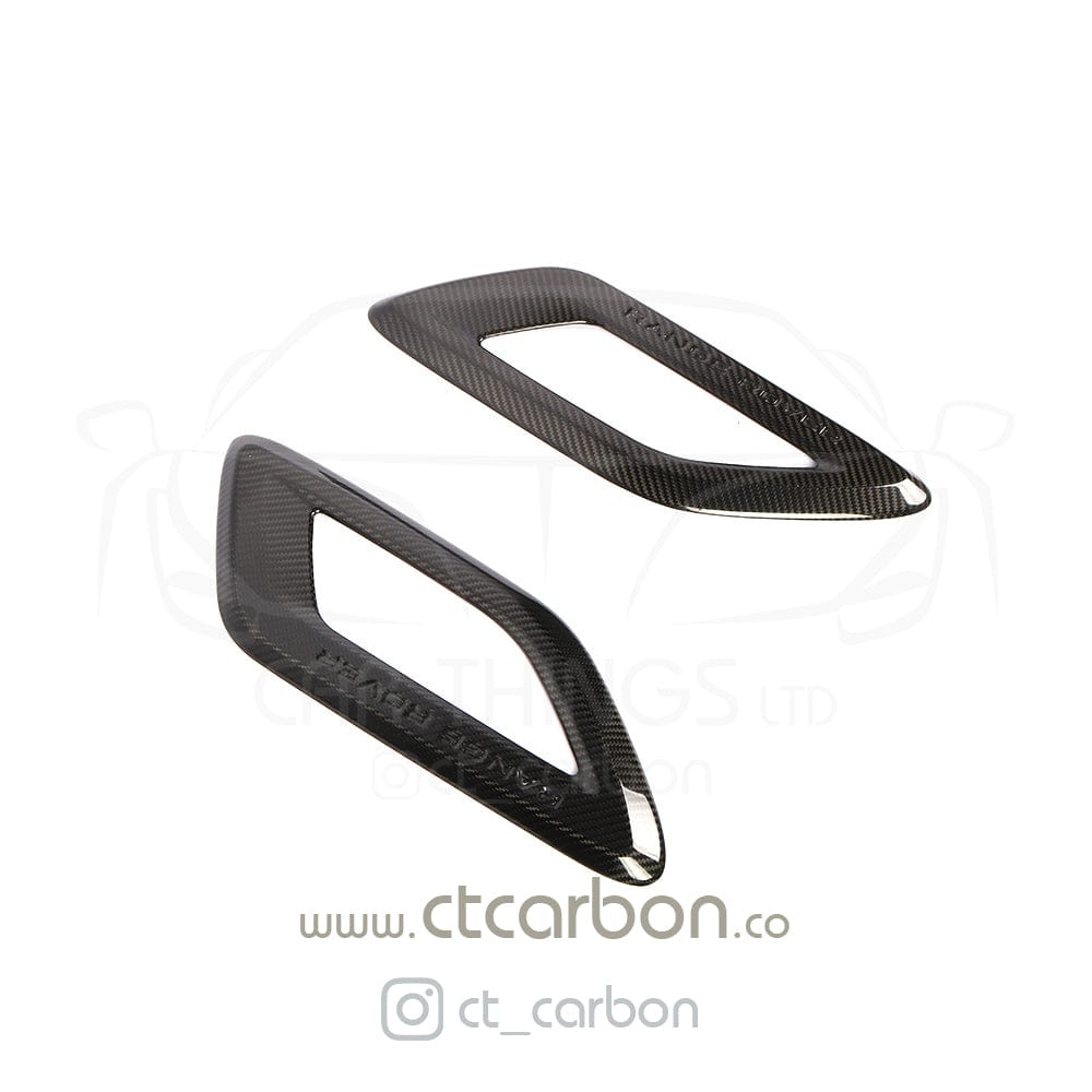 CT CARBON Bonnet Trim RANGE ROVER SPORT CARBON FIBRE INTAKES -  CT CARBON