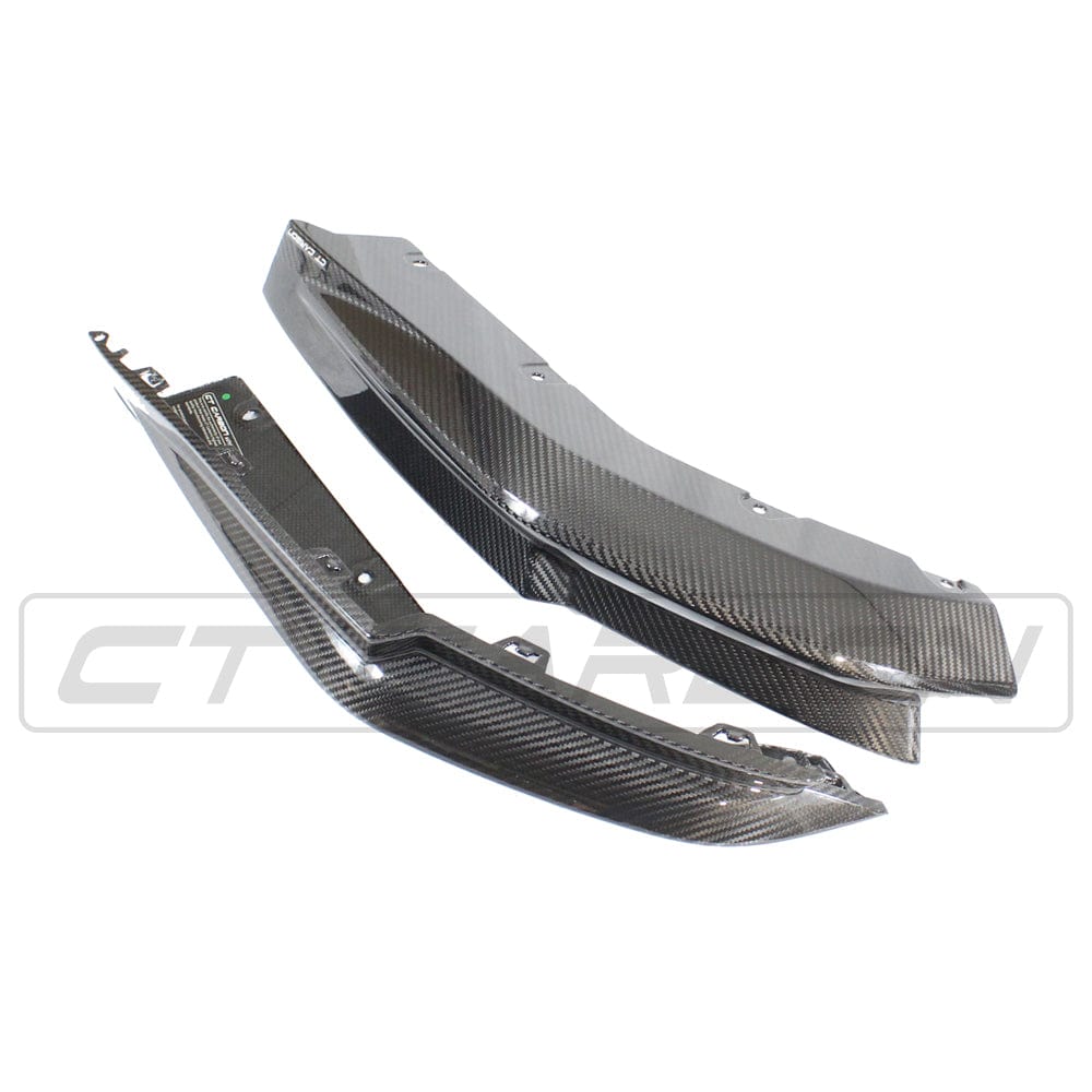 CT CARBON Bumper Corners BMW M3 G80/G81 CARBON FIBRE REAR BUMPER CORNERS - OEM STYLE