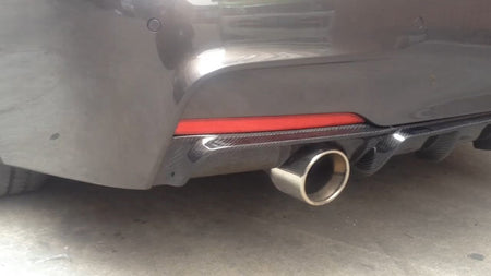 CT CARBON Diffuser BMW F30 3 SERIES CARBON FIBRE DIFFUSER - MP STYLE - DUAL EXHAUST