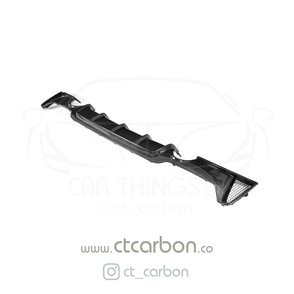 CT CARBON DIFFUSER BMW F32 & F33 4 SERIES CARBON FIBRE DIFFUSER - MP STYLE - DUAL EXHAUST