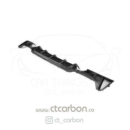 CT CARBON DIFFUSER BMW F32 & F33 4 SERIES CARBON FIBRE DIFFUSER - MP STYLE - DUAL EXHAUST