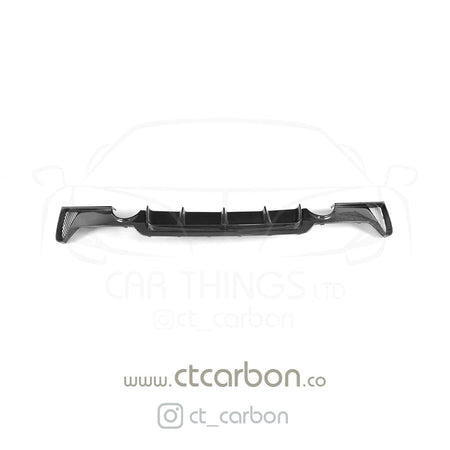 CT CARBON DIFFUSER BMW F32 & F33 4 SERIES CARBON FIBRE DIFFUSER - MP STYLE - DUAL EXHAUST