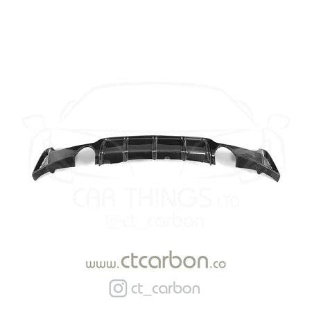 CT CARBON DIFFUSER BMW F32 & F33 4 SERIES CARBON FIBRE DIFFUSER - MP STYLE - DUAL EXHAUST