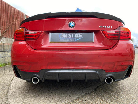 CT CARBON DIFFUSER BMW F32 & F33 4 SERIES CARBON FIBRE DIFFUSER - MP STYLE - DUAL EXHAUST