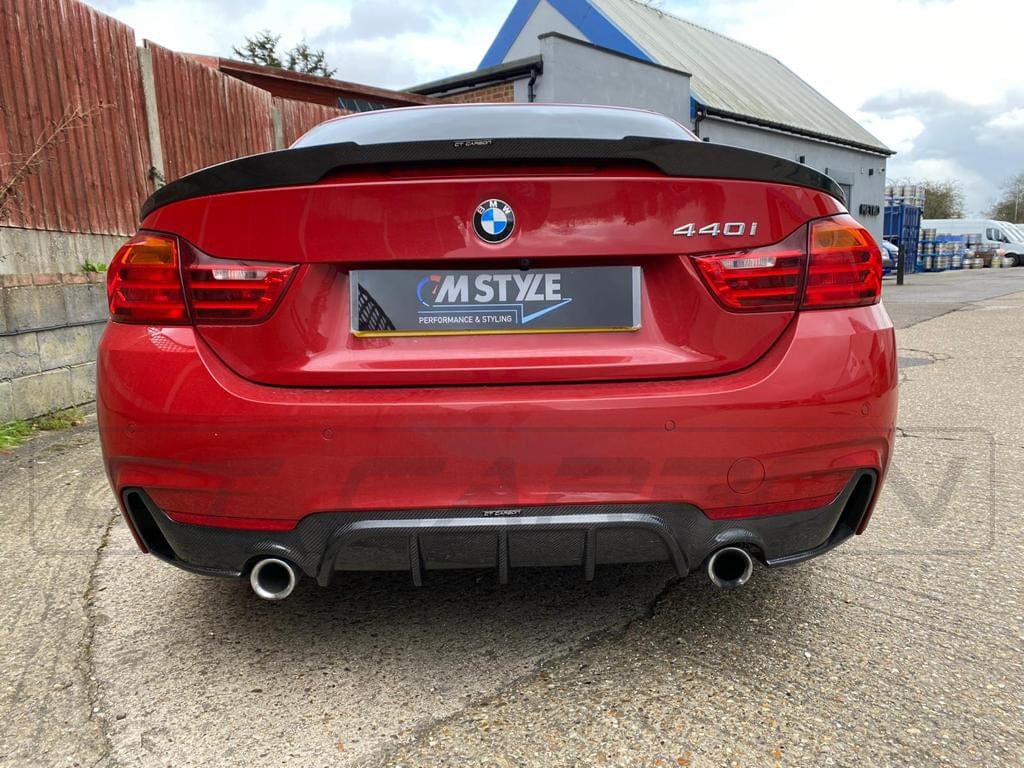 CT CARBON DIFFUSER BMW F32 & F33 4 SERIES CARBON FIBRE DIFFUSER - MP STYLE - DUAL EXHAUST